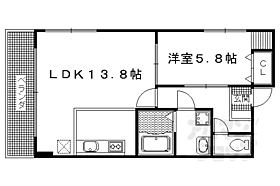 京都府京都市左京区山端川端町（賃貸マンション1LDK・2階・46.30㎡） その2