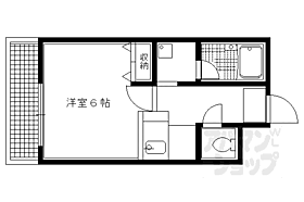 京都府京都市左京区北白川大堂町（賃貸マンション1K・3階・18.00㎡） その2