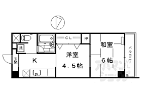 京都府京都市東山区福稲御所ノ内町（賃貸マンション2K・5階・35.32㎡） その2