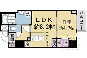 ＤＣガーデン京都西 402 ｜ 京都府京都市下京区中堂寺壬生川町（賃貸マンション1LDK・4階・34.76㎡） その2