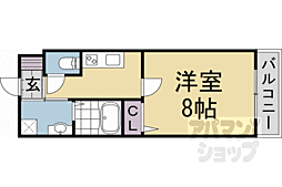 仮称）西ノ京東月光町新築マンション 405 3階1Kの間取り
