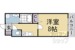 仮称）西ノ京東月光町新築マンション 103 1階1Kの間取り