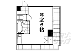 ルミエール末広 ワンルームの間取図画像