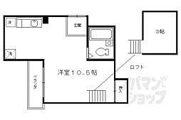 ハイムマエダ 1Kの間取図画像
