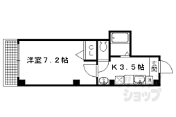 フィット21 1Kの間取図画像