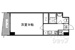 アルビオン 1Kの間取図画像