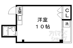 スチュディオ・エトレ88 ワンルームの間取図画像