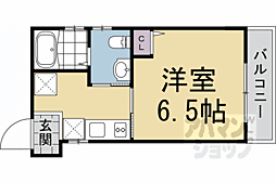 アパート 1Kの間取図画像