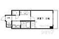 レジデンス京都ミッドシティ1階6.7万円