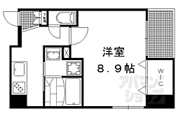 ベラジオ西陣聚楽 1Kの間取図画像
