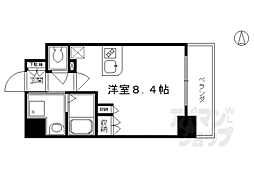 エスリード烏丸五条駅前 1Kの間取図画像