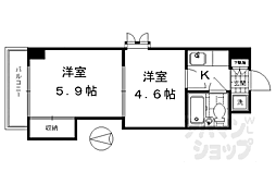 グランドメイソンセブン 2Kの間取図画像
