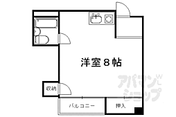 ビル ワンルームの間取図画像