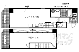 エストレーラ 1LDKの間取図画像