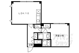 京都府京都市中京区三条通烏丸東入ル梅忠町（賃貸マンション1LDK・10階・53.91㎡） その2