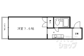 ホワイトパレス 107 ｜ 京都府京都市北区平野上柳町（賃貸マンション1K・1階・19.00㎡） その2