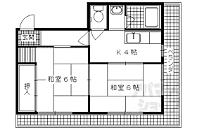 京都府京都市右京区嵯峨天龍寺瀬戸川町（賃貸マンション2K・3階・39.09㎡） その2