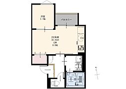 REGALEST 仙台東照宮 1LDKの間取図画像