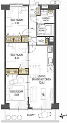 間取図画像 3LDK