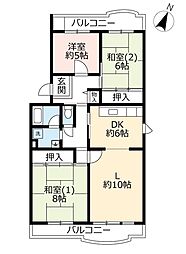 間取図画像 3LDK