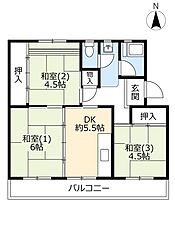 物件の間取り