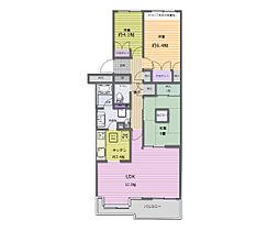 船橋丸山パークホームズ 3LDKの間取図画像