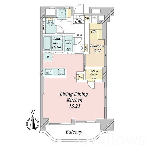 間取り ニュー目黒フラワーマンション 10階/-