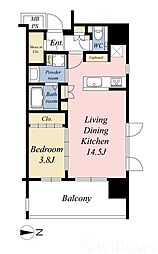 間取図画像 1LDK
