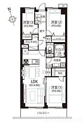 間取図画像 3LDK