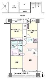 間取図画像 1SLDK