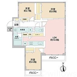 間取図画像 3LDK
