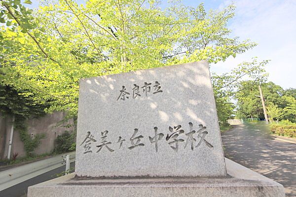 画像22:中学校「奈良市立登美ケ丘中学校まで1406m」