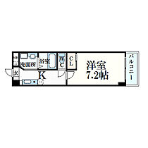 インペリアル奈良大宮 702 ｜ 奈良県奈良市大宮町6丁目5-8（賃貸マンション1K・7階・24.98㎡） その2