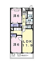 アヴェニュー州見台 207 ｜ 京都府木津川市州見台1丁目23番地4（賃貸マンション2LDK・2階・55.71㎡） その2