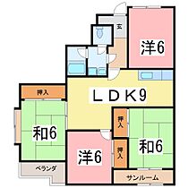 グランドハイツ田辺 4A ｜ 福井県福井市成和 2丁目1012（賃貸マンション4LDK・4階・80.00㎡） その2