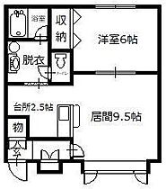 オーキッドテラス 107 ｜ 北海道旭川市東光二条2丁目1番地4号（賃貸アパート1DK・1階・39.65㎡） その2