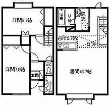 ルノンB 102 ｜ 北海道旭川市南一条通23丁目103番地116号（賃貸アパート2LDK・1階・86.94㎡） その2