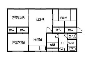 東光12-8平屋　5 ZZZ ｜ 北海道旭川市東光十二条8丁目1番地6号（賃貸一戸建3LDK・--・64.39㎡） その2