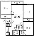 近永ハイツ2階4.3万円