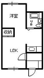 間取図画像 1DK