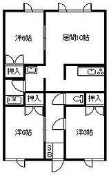 間取図画像 3LDK