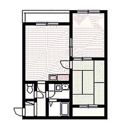 BM5 2LDKの間取図画像