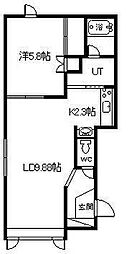 Fortevilla 1LDKの間取図画像