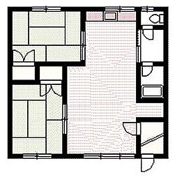 ベルモンテ 2LDKの間取図画像