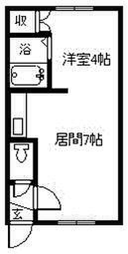 エスパニア4B 208｜北海道旭川市東光十一条2丁目(賃貸アパート1DK・2階・25.92㎡)の写真 その2