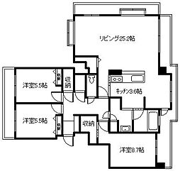 間取図画像 3LDK