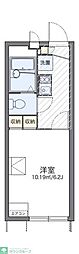 レオパレスラプランタン2 1Kの間取図画像