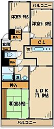 L-commu+PLUS相模大野 3LDKの間取図画像