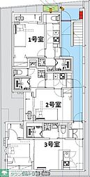 JR横浜線 淵野辺駅 徒歩7分の賃貸アパート 3階1Kの間取り