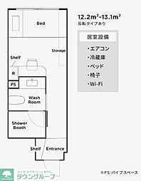 nears横浜白楽 ワンルームの間取図画像